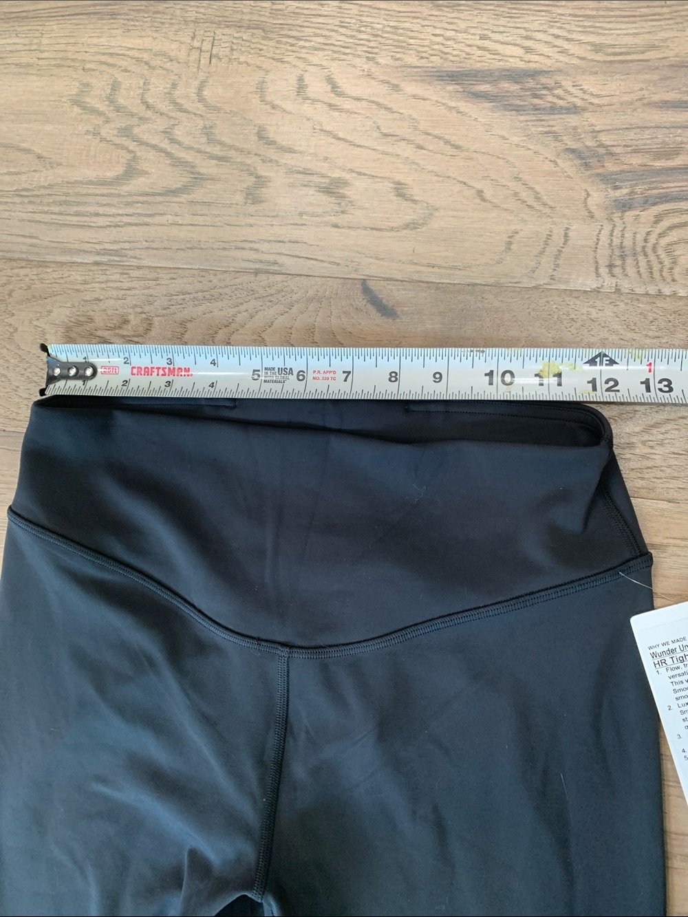 NWT Lululemon Wunder Under SmoothCover High-Rise Tight 28" Black Size 8 - Picture 7 of 10